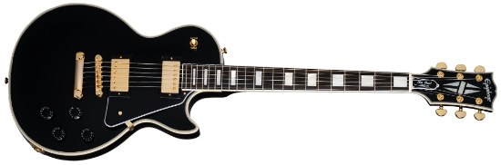 Epiphone Les Paul Custom Ebony, inkludert koffert