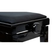 Rockline pianokrakk justerbar BK Gloss