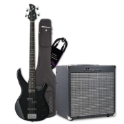 Yamaha Basspakke med bass, forsterker, bag og kabel