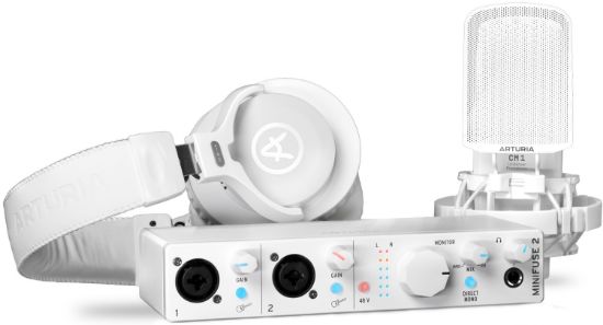 Arturia MiniFuse Recording Pack - White