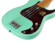 Sire P5 Series Marcus Miller Fretless Alder 4-string Passive Bass Guitar Mild Green