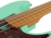 Sire P5 Series Marcus Miller Fretless Alder 4-string Passive Bass Guitar Mild Green