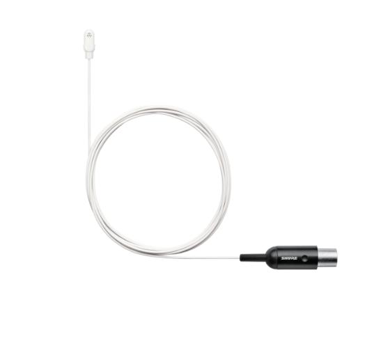 Shure Duraplex DL4W Lav Mic Omni MTQG White