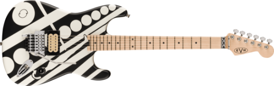 EVH Striped Series Circles MN White and Black
