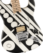EVH Striped Series Circles MN White and Black