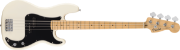 Fender Standard Precision Bass, Maple Fingerboard, Black Pickguard, Olympic White