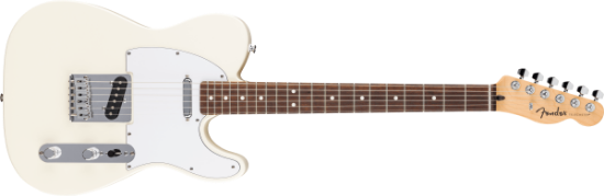 Fender Standard Telecaster, Laurel Fingerboard, White Pickguard, Olympic White