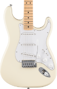 Fender Standard Stratocaster Maple Fingerboard, White Pickguard, Olympic White