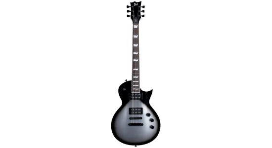 LTD EC-256 Silver Sunburst Teardrop