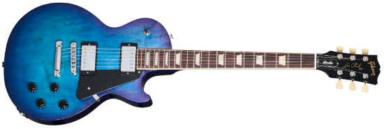 Gibson Electrics Les Paul Studio Blueberry Burst. Black trim