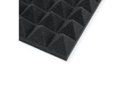 GATOR 2 Pack of Charcoal 12x12" Acoustic Pyramid Panel