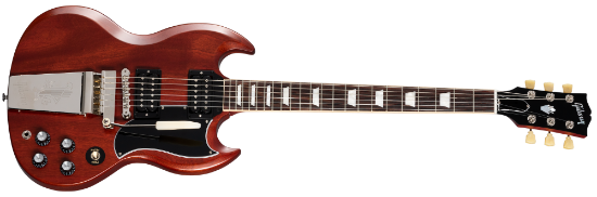 Gibson Electrics SG Standard '61 Maestro Vibrola Faded Vintage Cherry Satin