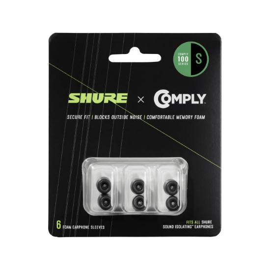 Shure 6-pc (TZ100) Comply foams, small