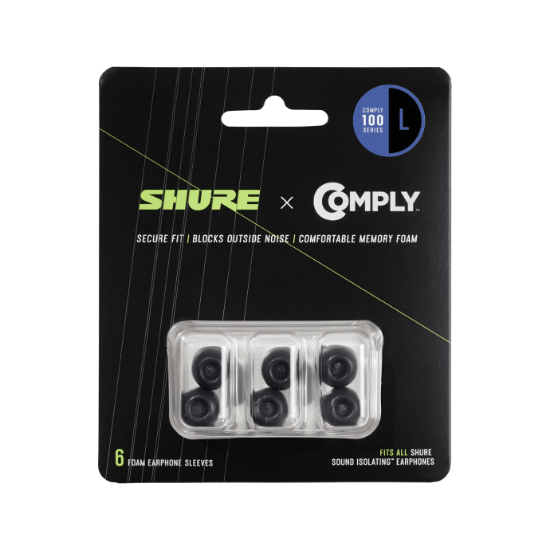 Shure 6-pc (TZ100) Comply foams, large
