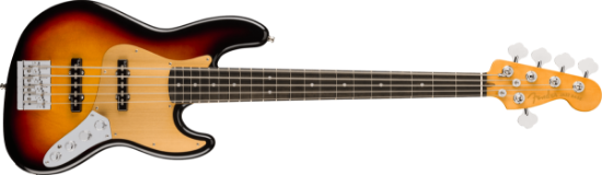 Fender American Ultra II Jazz Bass V, Ebony Fingerboard, Ultraburst