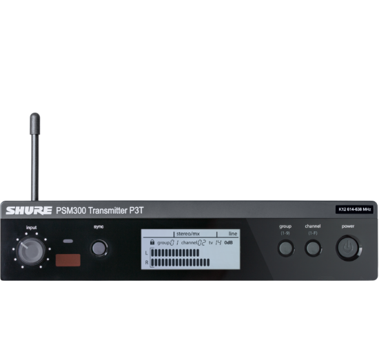 Shure P3TE - PSM300 Transmitter H20 (518-542MHz)