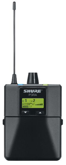 Shure P3RA - PSM300 Receiver Premium H20 (518-542MHz)