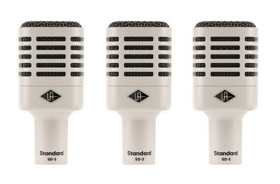 Universal Audio SD-3 Dynamic Microphone 3-Pack