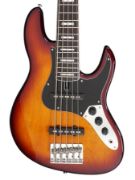Sire Basses V5 Series Marcus Miller Alder 24 Fret 5-String Passive Bass Guitar Tobacco Sunburst