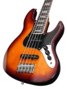Sire Basses V5 Series Marcus Miller Alder 24 Fret 5-String Passive Bass Guitar Tobacco Sunburst