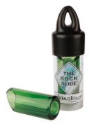 The Rock Slide moulded glass slide size S (inside 17 - length 48.5mm) - green edition