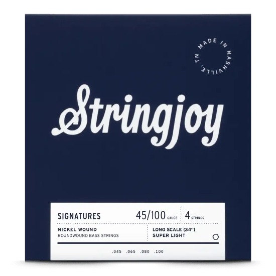 Stringjoy BA45100LS Signatures Bass 4-str Long Scale - Super Light - 45-100