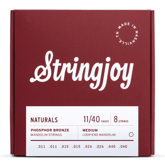 Stringjoy NB1140 Naturals Mandolin - Medium - 11-40