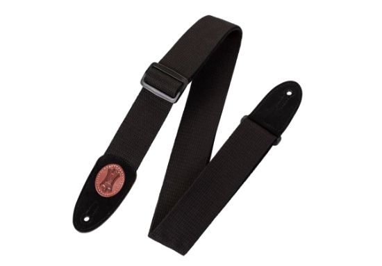 Levy's MSSC8-BLK 2" Signature Series Cotton Guitar Strap