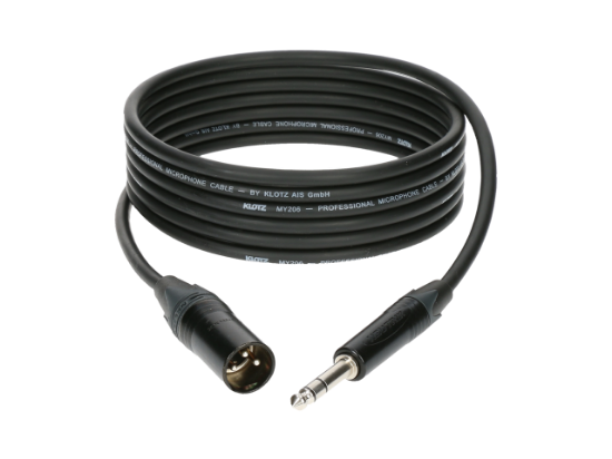Klotz M1MS1B prime microphone cable XLR - jack 3m