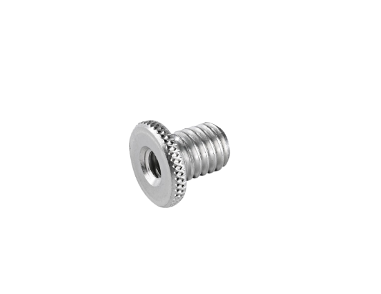 K&M 21770 adapter, 1/4" innvendig gjenge og 3/8" utvendig gjenge