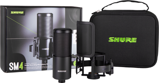 Shure SM4-K-Kit Microhpone Recording Kit With Shockmount