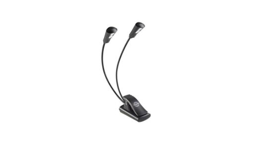 K&M 12244 K&M Notestativlys. Dobbel 2 LED