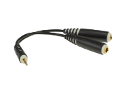 Klotz AYB-3 y-cable 1 x jack 3.5 mm - 2 x jack-F 0,2m