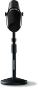 Shure XLR/USB Speech Microphone, Podcast Kit Black + Stand