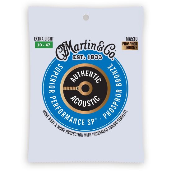 Martin MA530 Authentic Acoustic SP Phosphor Bronze - Extra Light