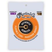 Martin MA535FX Authentic Acoustic Flexible Core Strings Phosphor Bronze - Custom Light