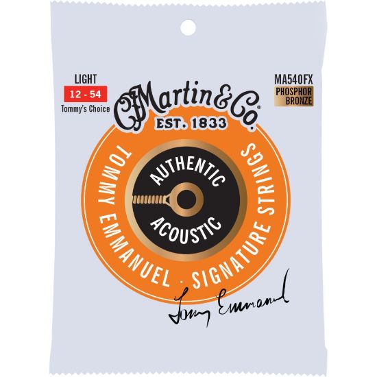 Martin MA540FX Authentic Acoustic Flexible Core Strings Phosphor Bronze - Light