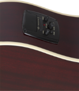 Epiphone AJ-220SCE Mahogany Burst