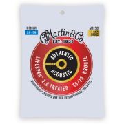 Martin MA150T Authentic Acoustic Lifespan 2.0 Guitar Strings 80/20 Bronze - Medium