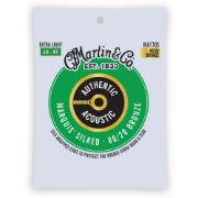 Martin MA170S Authentic Acoustic Marquis Silked Guitar Strings 80/20 Bronze - Extra Light