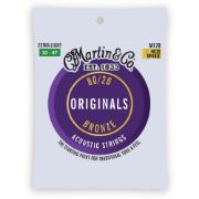 Martin M170 Originals 80/20 Bronze Stings - Extra Light