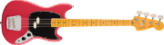 Fender American Professional Classic Mustang Bass, Maple Fingerboard, Faded Dakota Red
