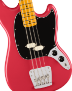 Fender American Professional Classic Mustang Bass, Maple Fingerboard, Faded Dakota Red