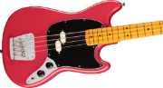 Fender American Professional Classic Mustang Bass, Maple Fingerboard, Faded Dakota Red