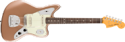 Fender American Professional Classic Jaguar, Rosewood Fingerboard, Faded Firemist Gold