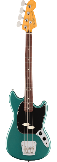 Fender American Professional Classic Mustang Bass, Rosewood Fingerboard, Faded Sherwood Green Metallic