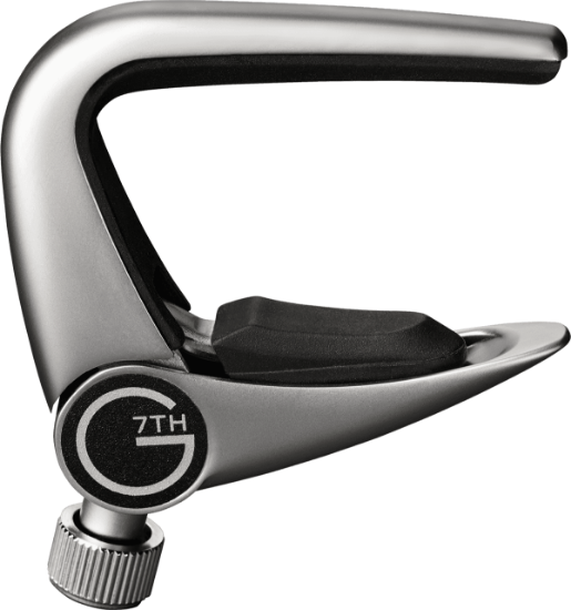 G7TH C34013 Newport Capo Banjo/Ukulele Silver