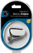 G7TH C34013 Newport Capo Banjo/Ukulele Silver