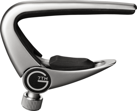 G7TH C32013 Newport Capo 12 String Silver