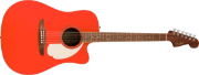 Fender California std Redondo CE, Spruce Top, Ivory Pickguard, Fiesta Red
